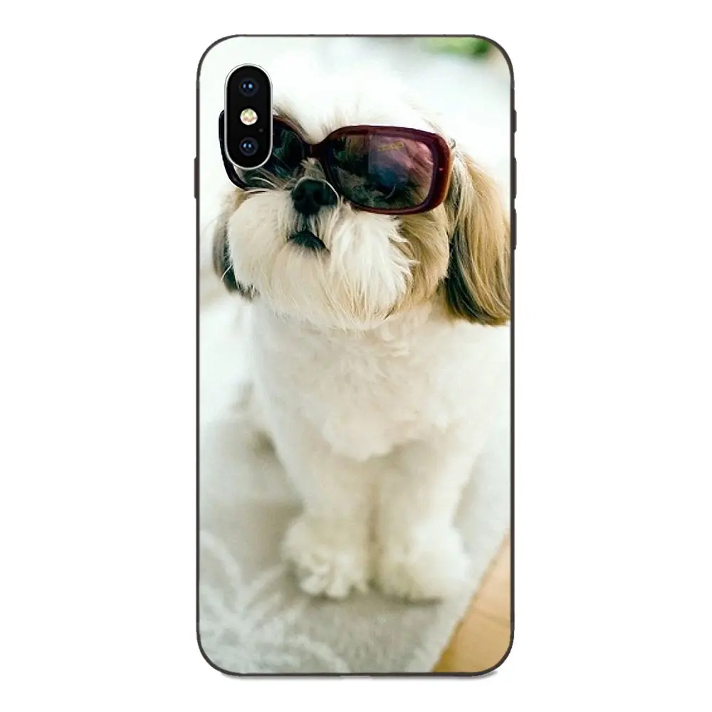 Shih Tzu Shitzu Собака Щенок мягкий Кап Coque для Huawei Mate 9 10 20 P8 P9 P10 P20 P30 Lite Mini Play Pro P smart Plus Z - Цвет: as picture