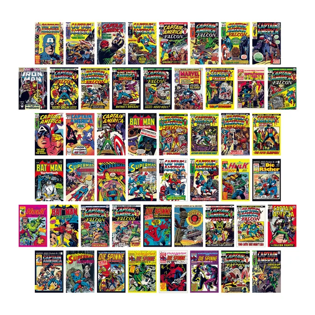 50 Sheets ​Ins Nordic Color Aesthetics Decorative Card Photo Props Diy Background Poster Wall Sticker Double Sided Postcard 12