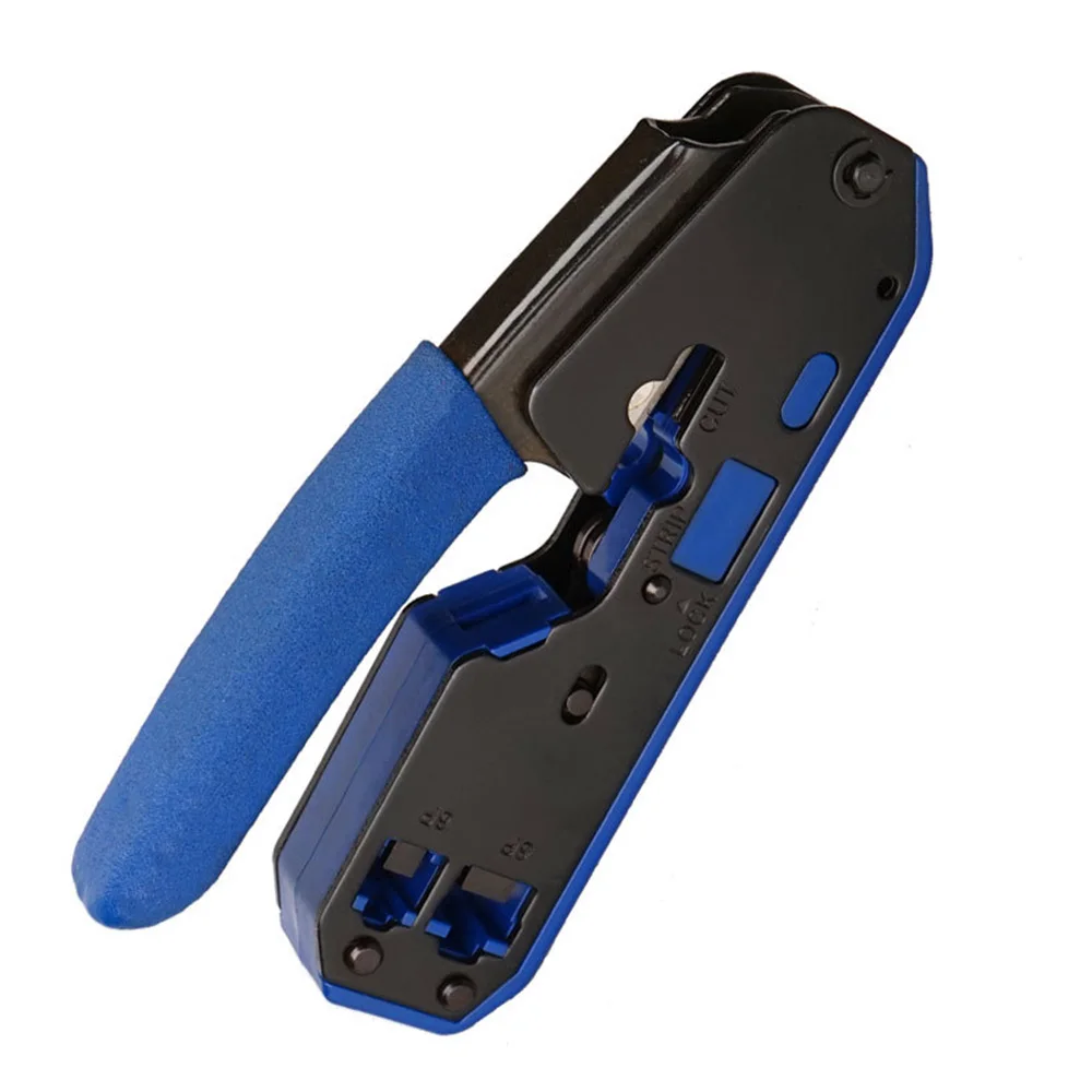 RJ45 Tool Network Crimper Crimping Tools Stripper Cuting Ethernet Cable Fit RJ45 Cat6 Cat5e Cat5 STP Plugs RJ45 Connector Cables