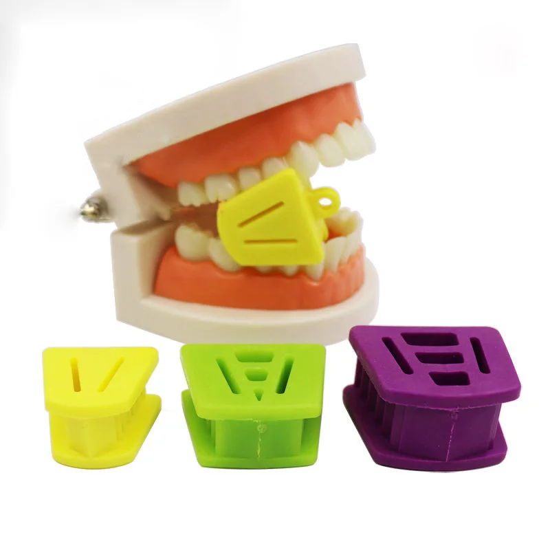 3pcssetDentalBiteBlockOcclusalPadTeethPropRubberOpener