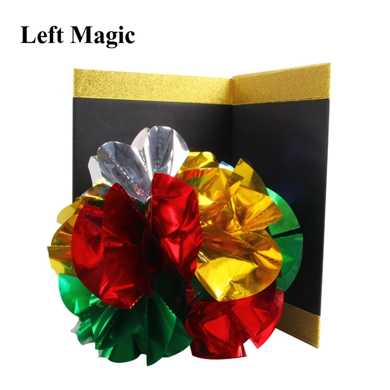Flower From Board,Flower Plate(34*23cm) Appearing Magic Tricks,Stage,Gimmick,Props,Illusion,Comedy object from blackboard stage magic tricks illusions gimmick party magic show comedy magician drawing board props vanishing