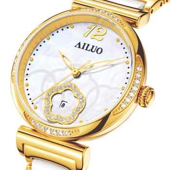 

France Luxury Brand AILUO Women's Watches Japan MIYOTA Quartz Waterproof Fashion Sapphire Watches Ladies Relogio Feminino A7113
