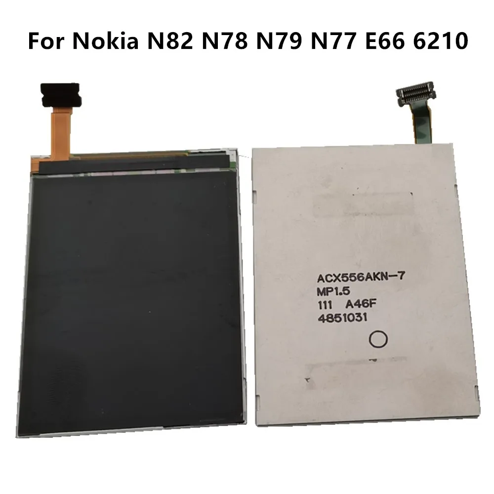 Azqqlbw 10 Pz/Lotto Per Nokia N82 N78 N79 N77 E66 6210 Display Lcd Parti Di Ricambio Per Nokia N78 N79 N77 E66 6210 N82 Schermo