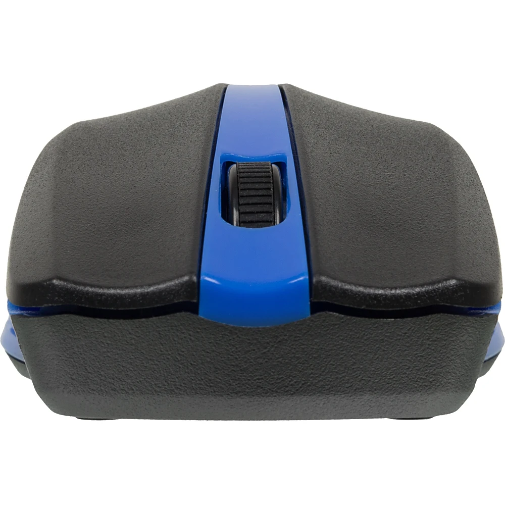 Мышь Oklick 485MW черный/синий оптическая(1200dpi) беспроводная USB(2but
