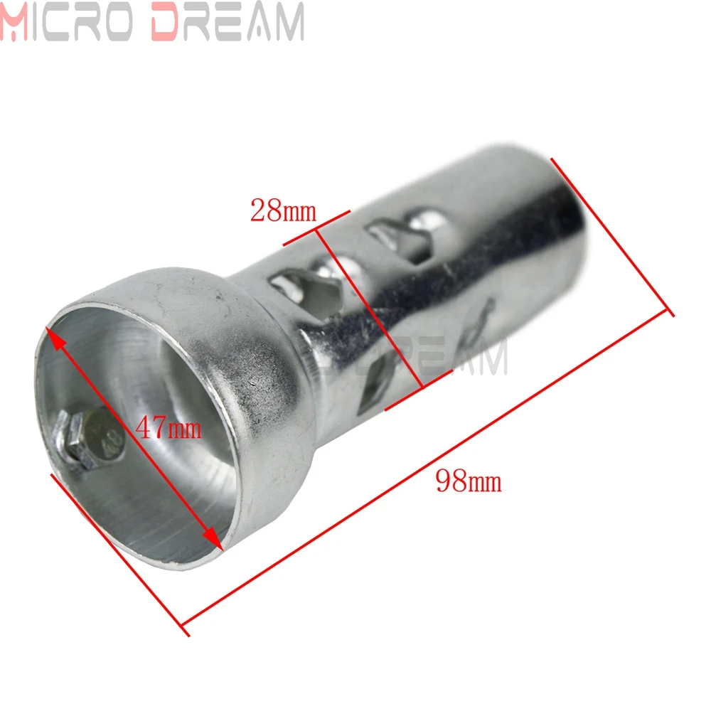 

Motorcycle 2inch Exhaust 4" & 8" Length Exhaust Silencer Baffle For Harley Sportster Dyna Softail Drag Pipes O.D. 47mm DB Killer
