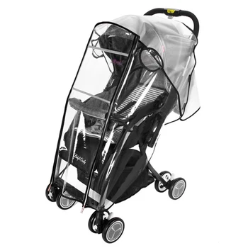 

Baby Stroller Accessories Universal Waterproof Rain Cover Wind Dust Shield Zipper Open For Baby Strollers Pushchairs