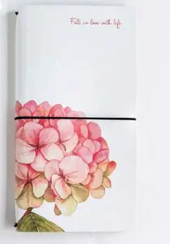 PU kawaii блокнот планировщик Ван Гог мини книжка 60 листов Дневник для заметок quaderno sketchbook для рисования кожаный журнал - Цвет: Коричневый