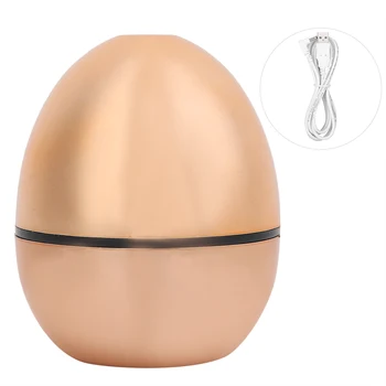 

5V1A 2W Portable Mini Golden Egg-Shaped USB Humidifier 50ml Water Tanks Capacity Suitable For Car Home Or Office Use