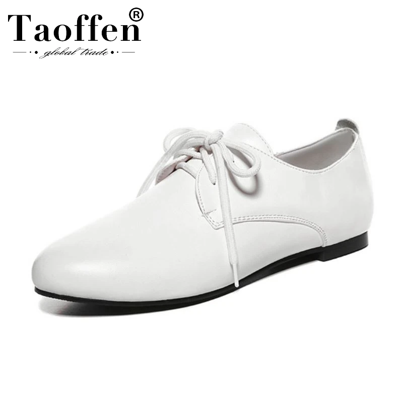 Женские офисные туфли Taoffen повседневные уличные на плоской подошве с