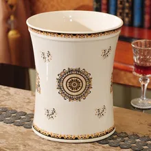 

Home Decorations Wastepaper Basket Tissue Box Candy Case Fruit Plate Toothpick Box Ashtry Toilet Brush Bathroom Accessories Set