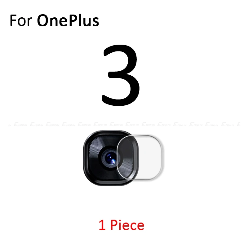 Прозрачная защитная пленка для задней камеры из закаленного стекла для One Plus OnePlus 7 7T Pro 5G 6T 5 2 3T 3 X A6010 - Цвет: For OnePlus 3