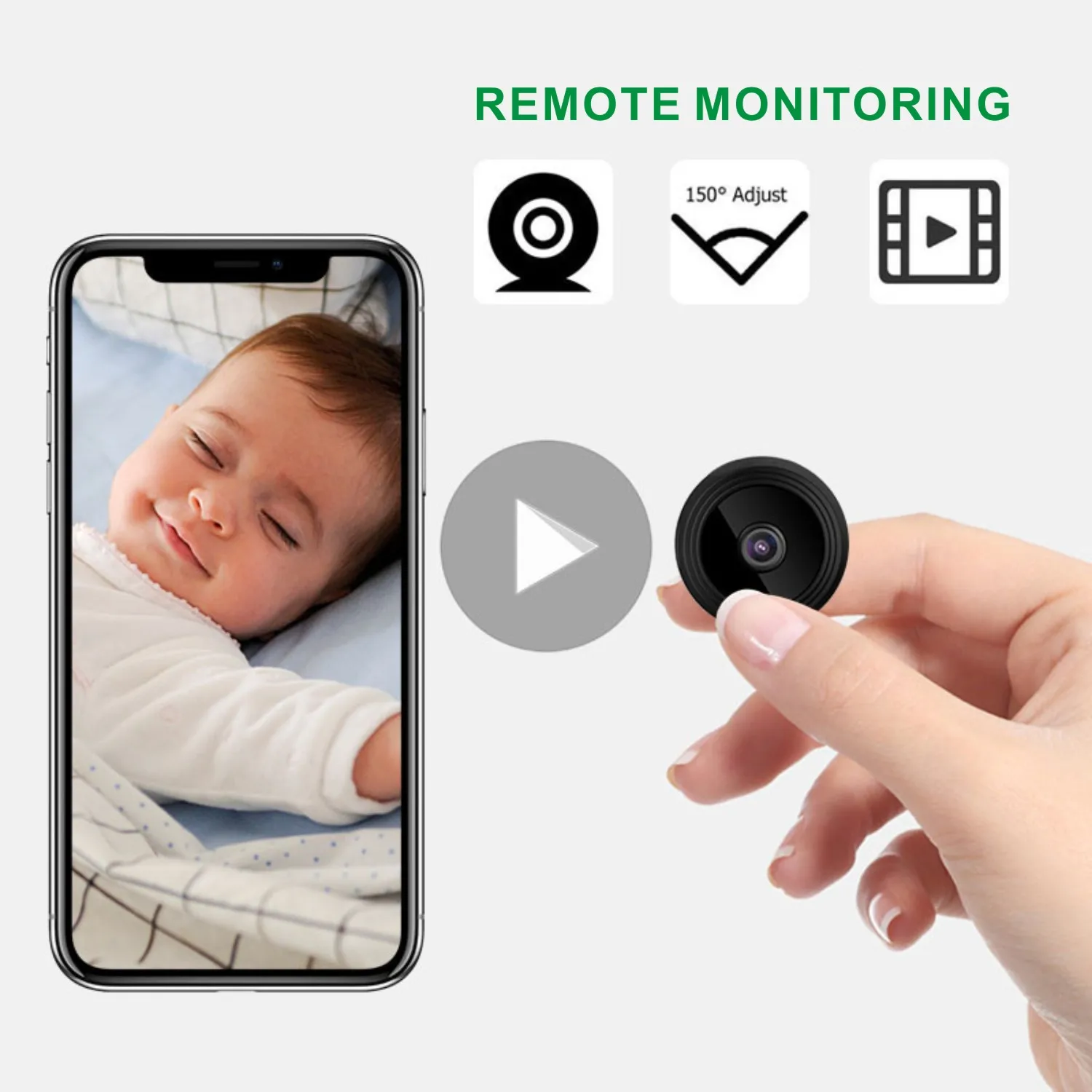 IP Mini Security Surveillance Camera Wifi Video Web Cam APP Recorder Night Vision Home Outdoor Baby Monitor A9 Wireless Cameras