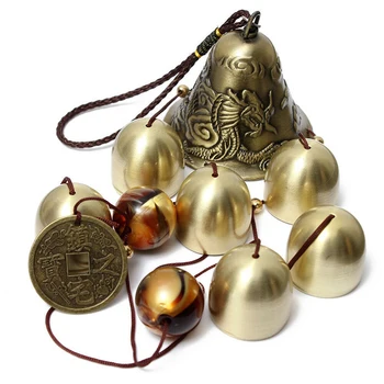 

Outdoor Garden Balcony Wind Chime Ornament Hanging Windbell Decorative 6 Bell