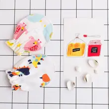 Варежки мягкие детские товары Satey Детские хлопковые Новорожденные четыре сезона анти-захват перчатки(случайный цвет