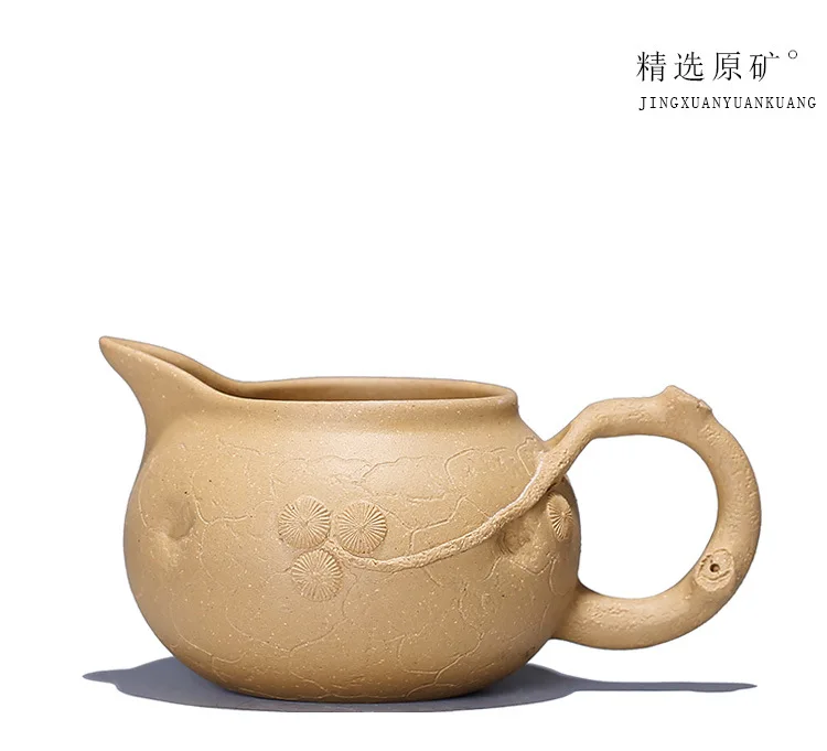 Clay Tea Cup Pitcher Bionic Pine Gall Tea Pot Wholesale Yixing Tea Set Accessories Wholesale Customizable Lettering