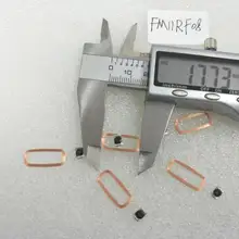50 шт. 18*8 мм IEC/ISO 14443A IC core материал этикетки RFID катушки и S50 COB сварки 13,56 МГц F1108 чип и антенна