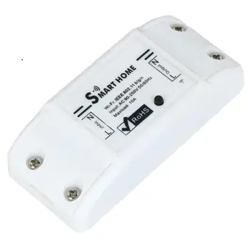 

DishyKooker WiFi Smart Light Switch Universal Breaker Timer Wireless Remote Control Works with Smart Home Module