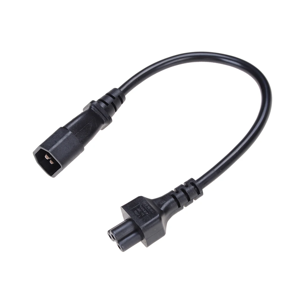 20 см IEC 320 C14 штекер для C5 Женский Кабель-адаптер 3 Pin Micky PDU UPS шнур-конвертер питания