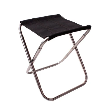 

HMOCNV Outdoor Portable Folding Leisure Fishing BBQ Camping Chair Stools Seat