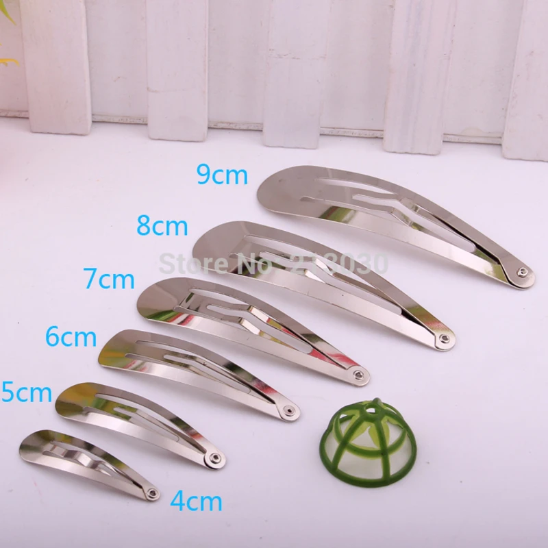 Металлические DIY аксессуары для волос 4 см-9 см BB зажимы капли воды дизайн зажимы ювелирные изделия для волос 50 шт./лот