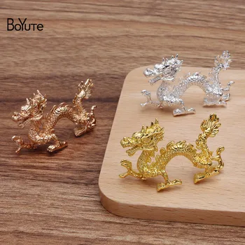 

BoYuTe (5 Pieces/Lot) 30*45MM Metal Alloy Dragon Materials Factory Direct DIY Hand Made Jewelry Accessories