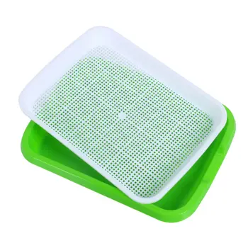 

10pcs Set Plant Flower Germination Tray Box Double-Layer Seed Sprouter Nurser