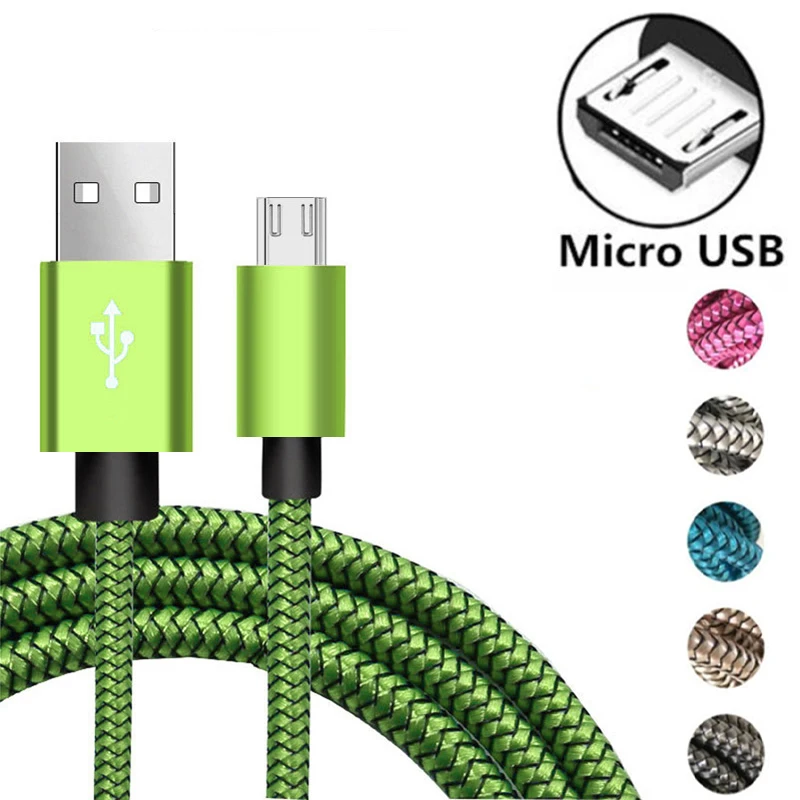 Micro USB кабель Универсальный быстрый заряд Android смартфон данных провод для Xiaomi Redmi 4A 4X5 VIVO IQOO NEO samsung Note 2 3 4 5
