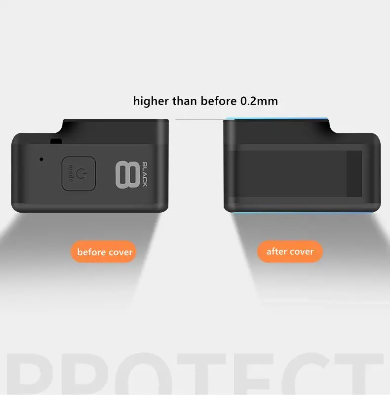 Новинка года! закаленное стекло для GoPro Hero 8, черные аксессуары, Защита экрана для Go Pro