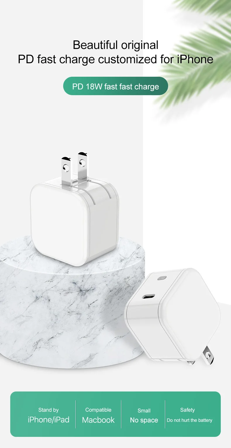 18 Вт PD USB быстрое зарядное устройство Тип C PD 3,0 зарядное устройство для iPhone 11 Pro Max XR для huawei samsung адаптер мини QC3.0 быстрое зарядное устройство для телефона