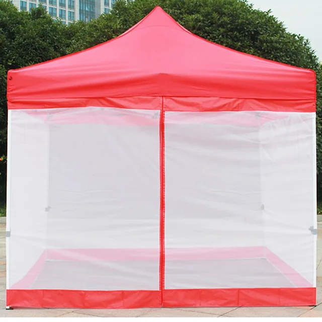 3x3m Outdoor Gazebo Wrap Cover 4 Sides Mosquito Net Wall Anti insect Tent Surface Replace Cloth