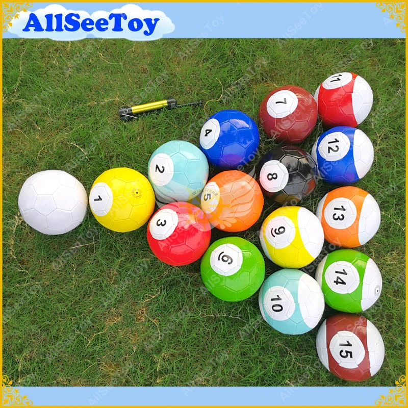 16 Pieces A Lot Size 2 3 4 5 Snook Soccer Ball Billiard Ball Snooker Football For Snookball Game Toy Balls Aliexpress