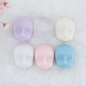 

6pcs/lot Handmade Angel Face Cute Baby Resin Cabochon Personality Baby Head DIY Earrings for Women Girl Creative Jewelry Gift