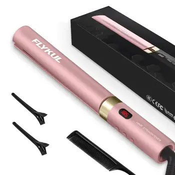 

Hair Straightener Curling Professional Hair Flat Iron Straightening Irons Professional Ceramic Heating Plate Hair Straightener