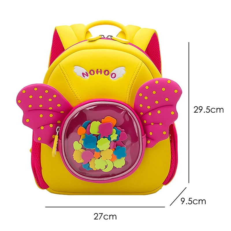 New Cute Wings School Bags for Girls Sweet Angel Wing Design Kindergarten Children School Backpack Girls Schoolbag Kids Bag - Цвет: 1