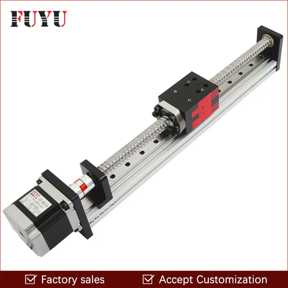 

Free shipping Cheap 1000Mm Travel Length Cnc Linear Guide Rail With 4Mm Pitch Ball Screw