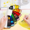 18/25/33/42 Colors Box Solid Watercolor Paint Portable Professional Painting Collapsible Graffiti Solid Watercolor Set ► Photo 1/6