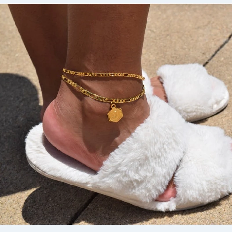 Gold plated Initial Letter Name Anklet for Women adjustable bracelet Foot Chain Anklets gifts Girlfriend Alphabet Jewelry new Gold plated Initial Letter Name Anklet for Women adjustable bracelet Foot Chain Anklets gifts Girlfriend Alphabet Jewelry new