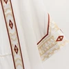 TingYiLi Black White Kimono Cardigan Women Embroidery Long Cardigan Summer Beach Chiffon Maxi Cardigan Female 6