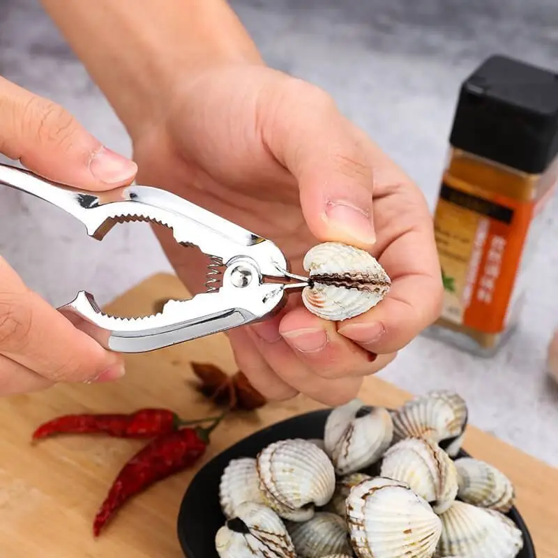

Multifunctional Nut Clam Cracker Seafood Tool Clamp Crack almond Walnut Hazel Filbert Nut Kitchen Nutcracker Sheller Clip Tool C