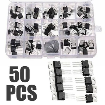 

50x LM317T L7805-L7824 Electronic Voltage Regulator Transistors Assortment Kit