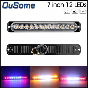 

clearance light 12V/24V 12SMD Trailer Light Rear Side Lamp Flash Strobe Light Truck Side Marker Indicator Car LED marker light