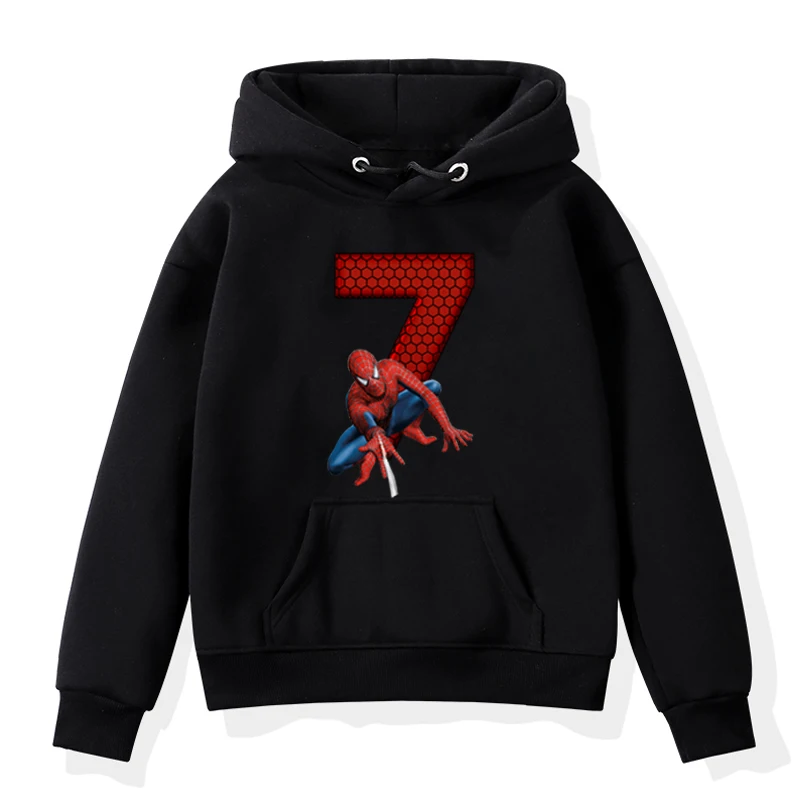 Новинка; Sudadera; толстовка с капюшоном для девочек с человеком-пауком; зимняя одежда для малышей; толстовки для мальчиков и девочек; повседневная детская толстовка; коллекция года; Felpa Bambino - Цвет: Hoodies 1