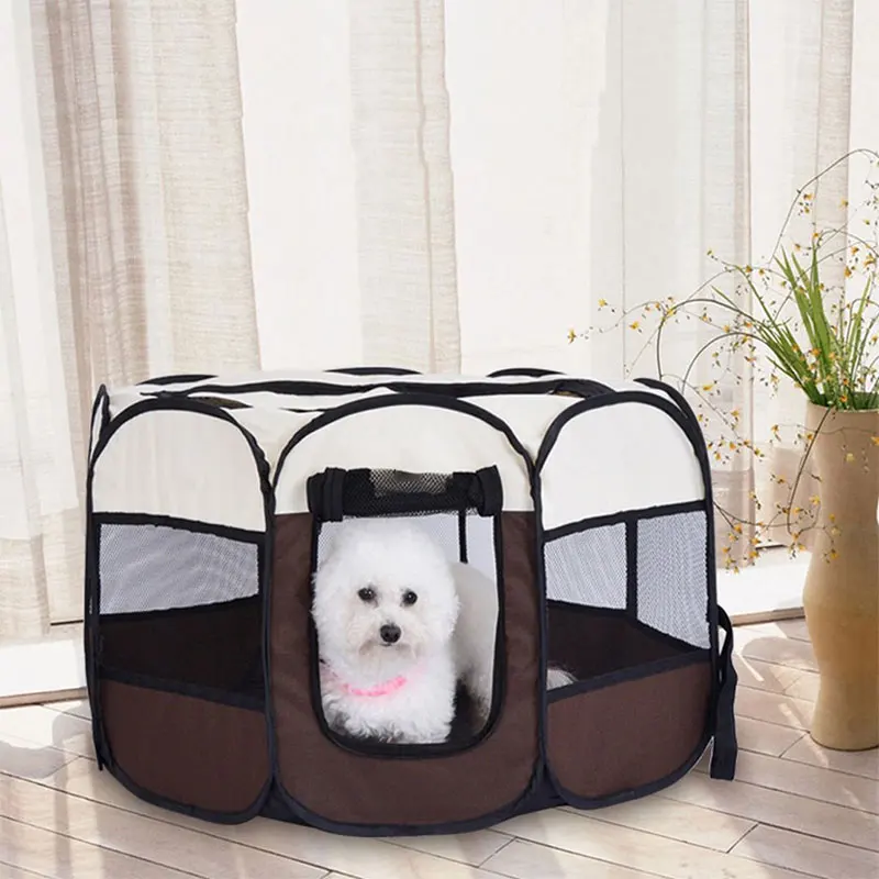 Pet Dog Cat Playpen Tent Crate Room Foldable Puppy Exercise Cat Cage Waterproof Outdoor Two Door Mesh Shade Cover Nest Kennel Pet Dog Cat Playpen Tent Crate Room Foldable Puppy Exercise Cat Cage Waterproof Outdoor Two Door Mesh Shade Cover Nest Kennel