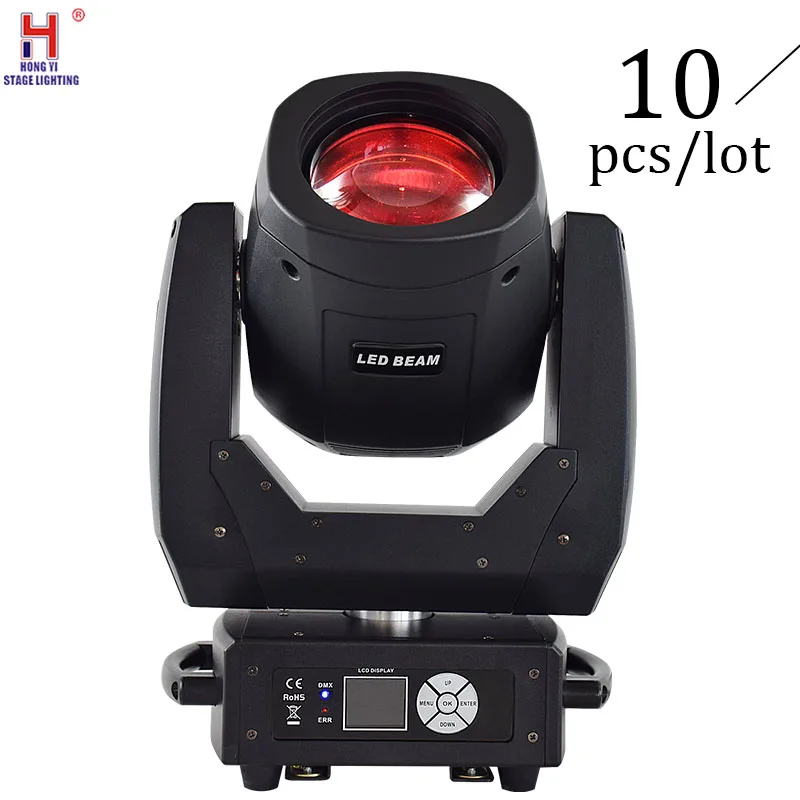 

Led moving head lights 150w beam effect light of high power with dmx control 8 prism zoom spot stage party lighting 10pcs/lot