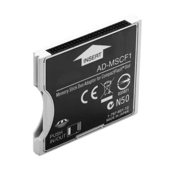 

Compact flash CF Type II Adapter AD-MSCF1 to Sony Memory Stick Duo Adapter MS