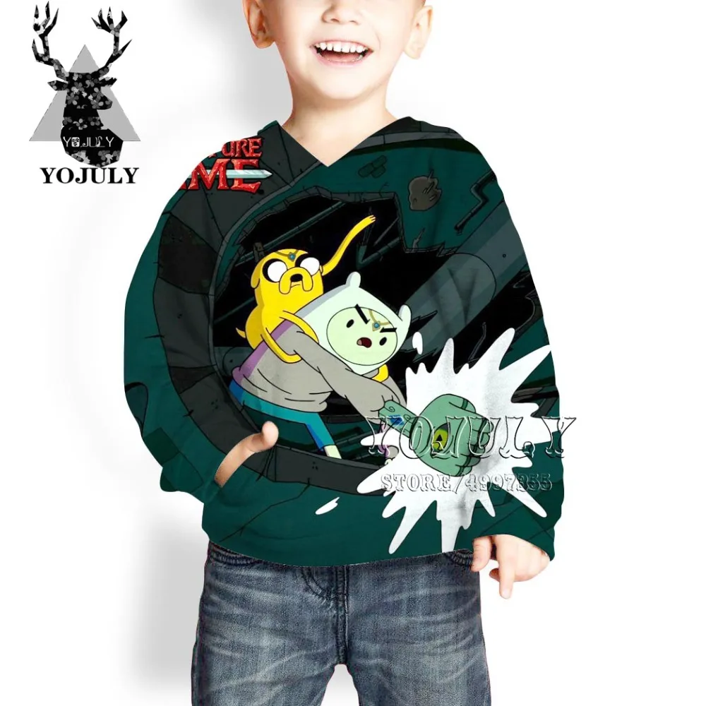 YOJULY Adventure treasure 3D Drucken Kwaii модный уличная 3D пуловер для маленьких мальчиков и девочек, подростков, хип-хоп, Детская толстовка C84