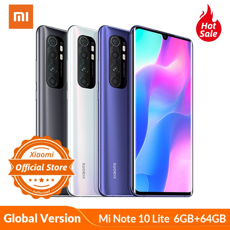 Смартфона Xiaomi Mi Note 10 Lite 6+64ГБ | Мобильные телефоны и аксессуары