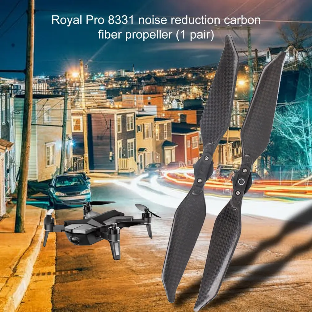 Для Mavic Pro 8331 аксессуары для камеры шумоподавление углеродное волокно весло Профессиональный портативный материал прочный Прямая поставка