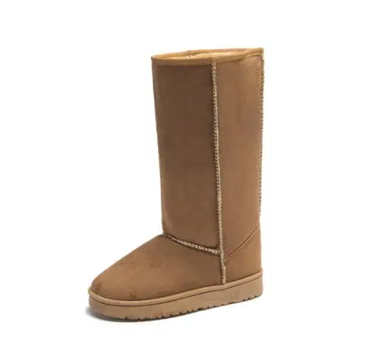 HOT winter new high-tube fashion all-match warm thick snow boots with bow knot snow boots women flat-heel