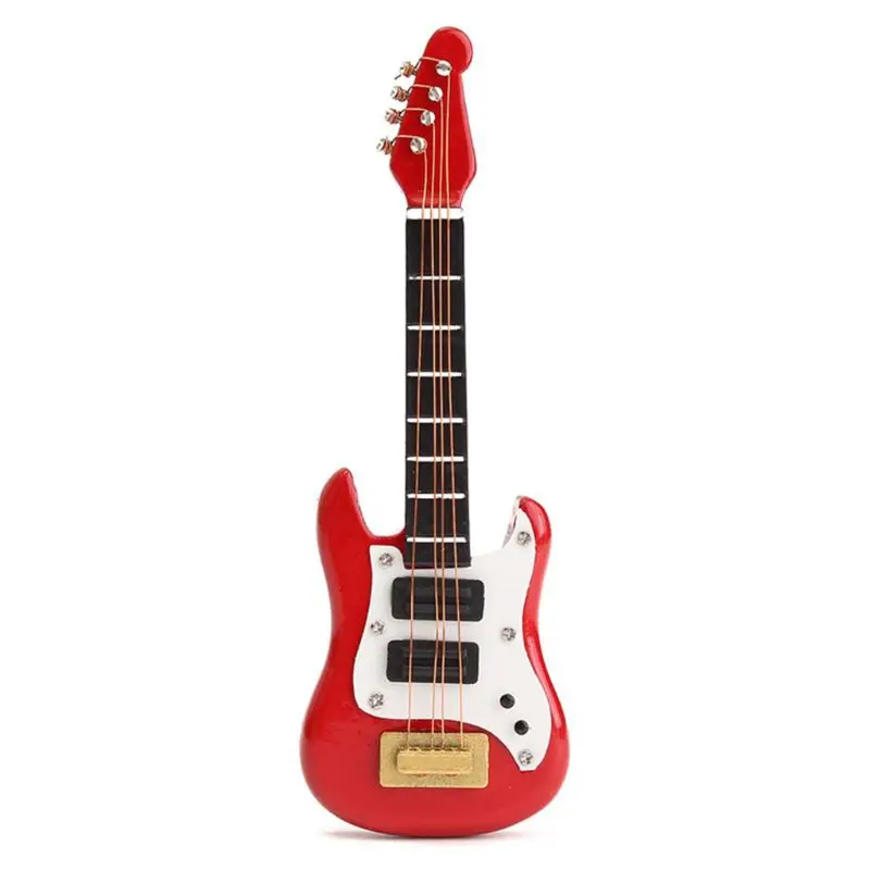 

1:12 Dollhouse Electric Guitar Pendant Miniature Musical Instrument Decor Props A2UB